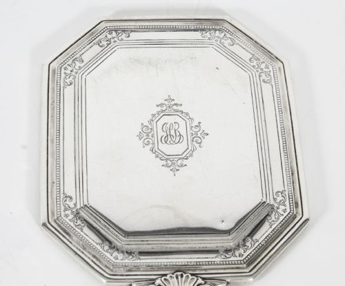 fig 4. Antique Sterling Silver Tiffany & Co Hand Mirror Circa 1900