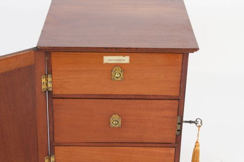 ANTIQUE VICTORIAN TABLE TOP JEWELLERY COLLECTORS CABINET 19TH C - ADDITIONAL PHOTO 8