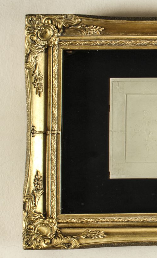 ANTIQUE SET OF THREE BOX FRAMED GRAND TOUR GIOVANNI LIBEROTTI INTAGLIOS 19TH C - ADDITIONAL PHOTO 6