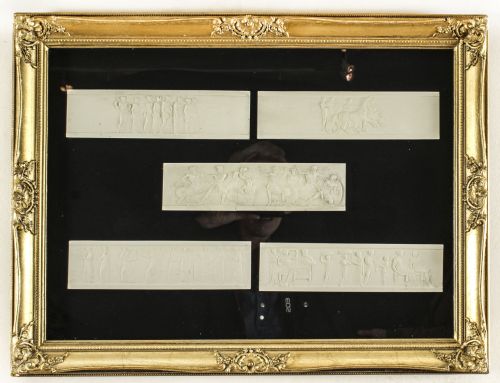 ANTIQUE SET OF THREE BOX FRAMED GRAND TOUR GIOVANNI LIBEROTTI INTAGLIOS 19TH C - ADDITIONAL PHOTO 11