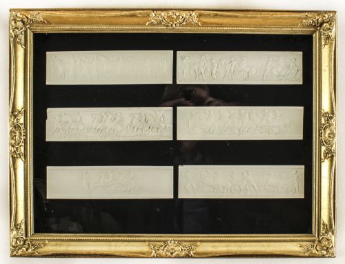 ANTIQUE SET OF THREE BOX FRAMED GRAND TOUR GIOVANNI LIBEROTTI INTAGLIOS 19TH C - ADDITIONAL PHOTO 20