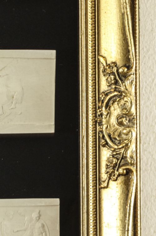 ANTIQUE SET OF THREE BOX FRAMED GRAND TOUR GIOVANNI LIBEROTTI INTAGLIOS 19TH C - ADDITIONAL PHOTO 28
