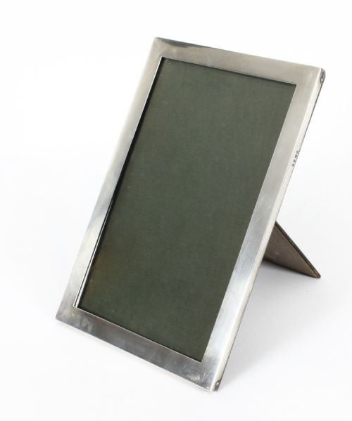 Antique Art Deco Sterling Silver Photo Frame Dated 1919 25x17.5 Cm
