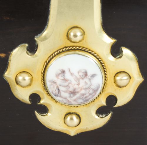 ANTIQUE ENGLISH COROMANDEL ORMOLU MOUNTED FOUR PIECE DESK SET MID 19TH C - ADDITIONAL PHOTO 13