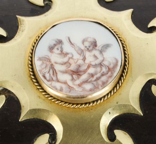 ANTIQUE ENGLISH COROMANDEL ORMOLU MOUNTED FOUR PIECE DESK SET MID 19TH C - ADDITIONAL PHOTO 14