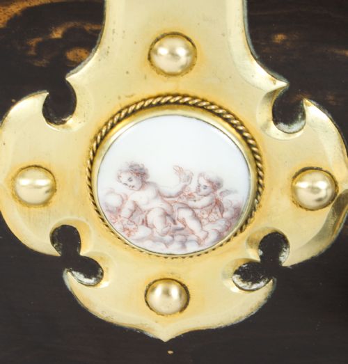 ANTIQUE ENGLISH COROMANDEL ORMOLU MOUNTED FOUR PIECE DESK SET MID 19TH C - ADDITIONAL PHOTO 15