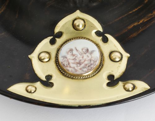 ANTIQUE ENGLISH COROMANDEL ORMOLU MOUNTED FOUR PIECE DESK SET MID 19TH C - ADDITIONAL PHOTO 16