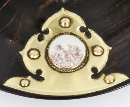 ANTIQUE ENGLISH COROMANDEL ORMOLU MOUNTED FOUR PIECE DESK SET MID 19TH C - ADDITIONAL PHOTO 19