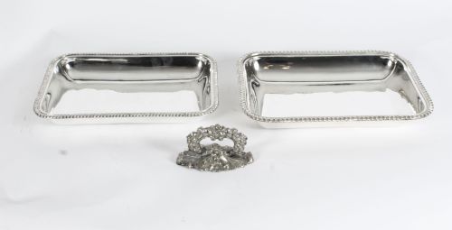 ANTIQUE PAIR ENTREE DISHES MATTHEW LINWOOD C1820 19TH CENTURY - ADDITIONAL PHOTO 22