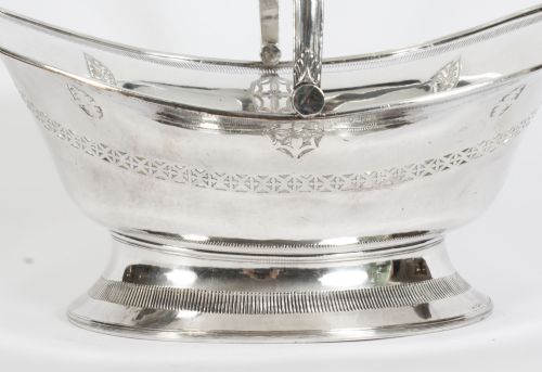 fig 3. Antique George III Old Sheffield Silver on Copper Basket Circa 1780 18th C
