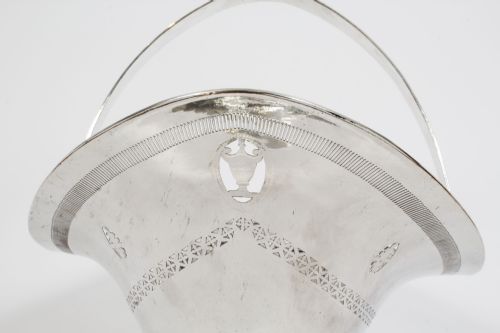 fig 5. Antique George III Old Sheffield Silver on Copper Basket Circa 1780 18th C
