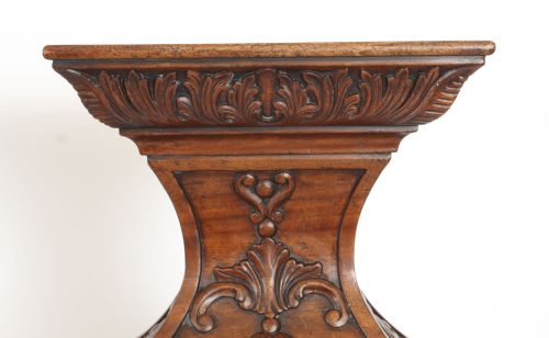 fig 7. Antique Pair of Edwardian Mahogany Pedestals Torchere Stands Early 20th C
