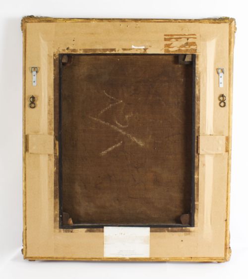 fig 4. Antique Italian Oil Painting 