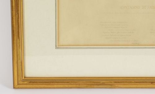 ANTIQUE ITALIAN WATER COLOUR TITLED CONTADINO DI SABINA 19TH C - ADDITIONAL PHOTO 10