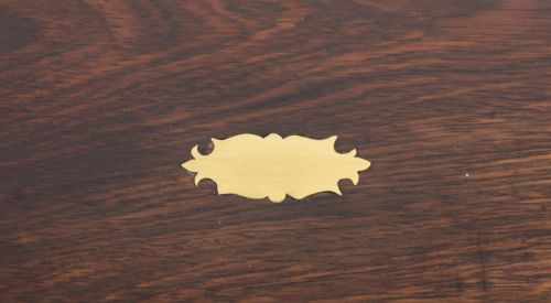 ANTIQUE REGENCY CAMPAIGN WRITING SLOPE BRASS MOUNTS CIRCA 1820 19TH C - ADDITIONAL PHOTO 3