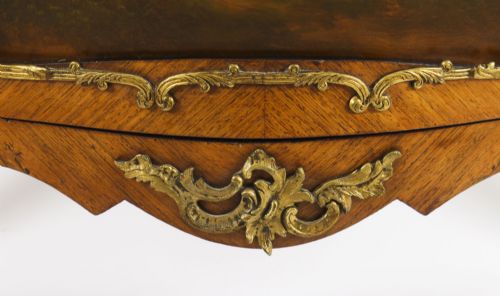 ANTIQUE FRENCH VERNIS MARTIN VITRINE DISPLAY CABINET 19TH C - ADDITIONAL PHOTO 11