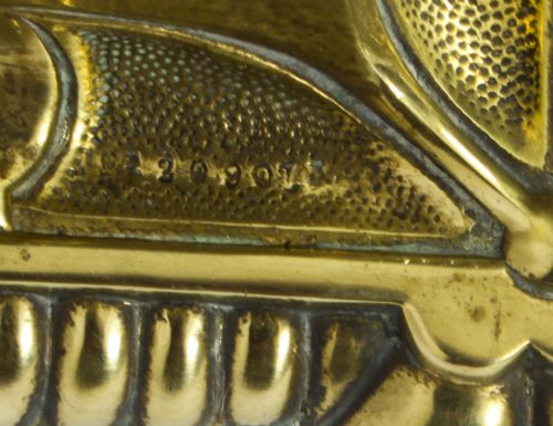 ANTIQUE VICTORIAN BRASS CORINTHIAN COLUMN TELESCOPIC STANDARD LAMP 19TH C - ADDITIONAL PHOTO 14