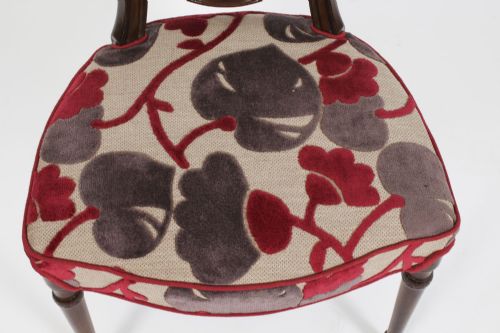 fig 4. Antique Set 12 Hepplewhite Mahogany Dining Chairs 19th Century