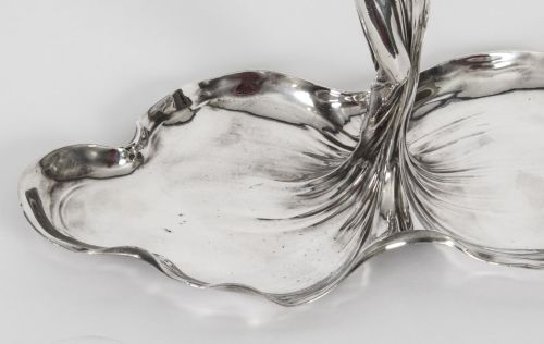 fig 7. Antique WMF Silver Plated Sweets / Visiting Card / Key/ Tray Circa 1900