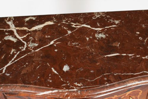 ANTIQUE FRENCH LOUIS REVIVAL GONALO ALVEST MARQUETRY COMMODE 19TH CENTURY - ADDITIONAL PHOTO 3