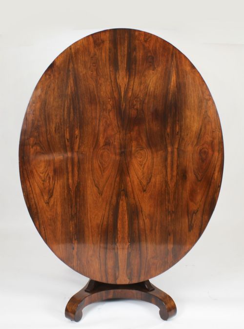 fig 3. Antique William IV Oval Loo Breakfast Dining Table c.1835 19th C