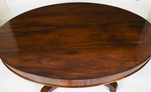 fig 4. Antique William IV Oval Loo Breakfast Dining Table c.1835 19th C