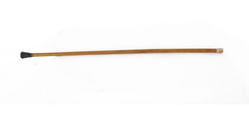 fig 1. Antique Walking Stick Cane 9 Ct Gold Pommel by Brigg Late 19th Century