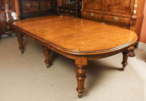 fig 5. Antique 16ft Victorian Pollard Oak Extending Dining Table 19th Century
