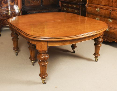 fig 8. Antique 16ft Victorian Pollard Oak Extending Dining Table 19th Century