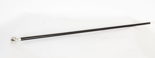 fig 8. Antique Napoleon Bonaparte Silver Walking Stick Cane C1840 19th Century