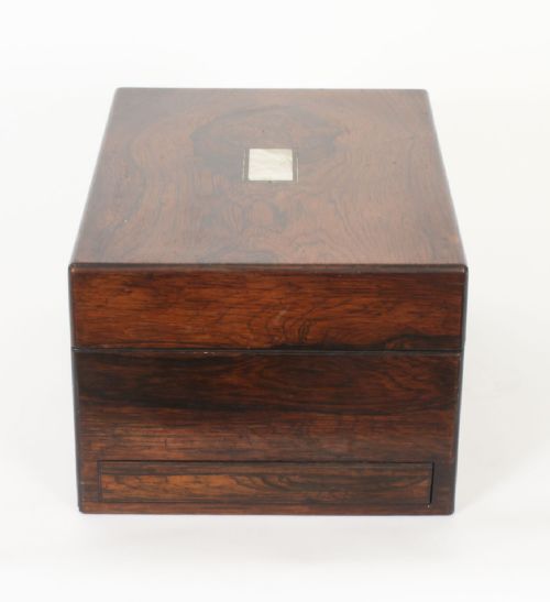 fig 5. Antique Victorian Gonçalo Alves Vanity Box C1860