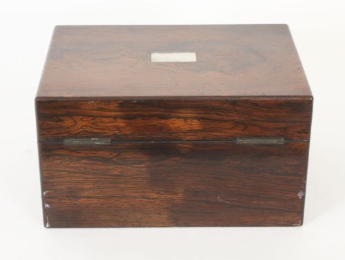 fig 7. Antique Victorian Gonçalo Alves Vanity Box C1860