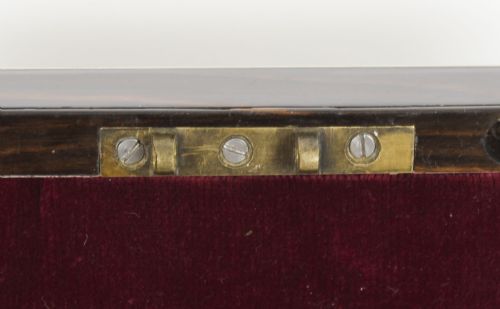 fig 4. Antique Victorian Coromandel Gentleman's Travelling Vanity Case 19th C