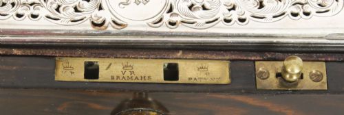 fig 9. Antique Victorian Coromandel Gentleman's Travelling Vanity Case 19th C