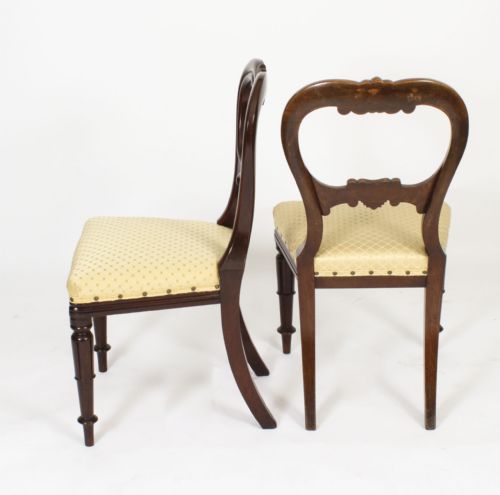 fig 1. Antique Set of 6 William IV Mahogany Dining Chairs c1830 19th C