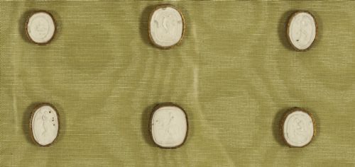 fig 3. Antique Pair Framed Grand Tour Giovanni Liberotti Intaglios 19th C