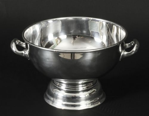Antique Art Deco Silver Plate on Copper Ice Bucket Mappin & Webb Circa 1920