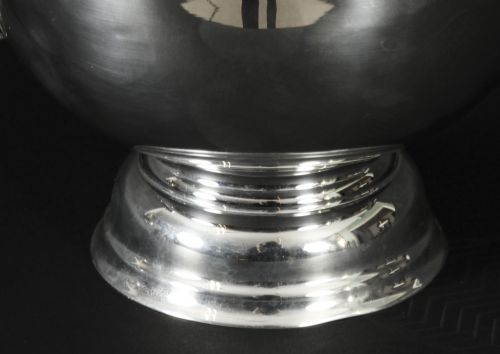 fig 3. Antique Art Deco Silver Plate on Copper Ice Bucket Mappin & Webb Circa 1920