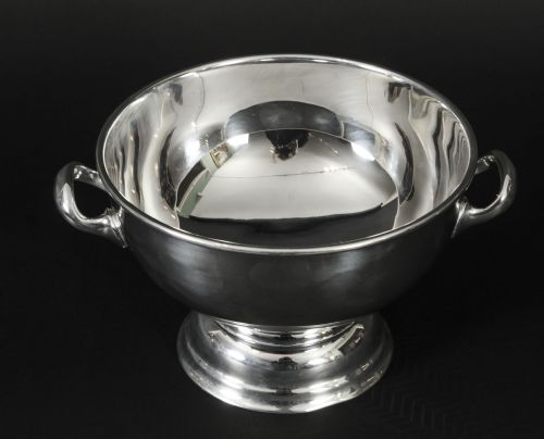 fig 4. Antique Art Deco Silver Plate on Copper Ice Bucket Mappin & Webb Circa 1920