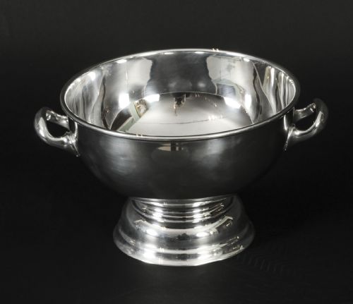 fig 6. Antique Art Deco Silver Plate on Copper Ice Bucket Mappin & Webb Circa 1920