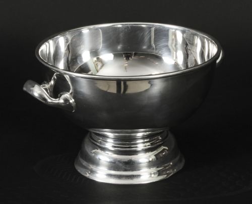 fig 7. Antique Art Deco Silver Plate on Copper Ice Bucket Mappin & Webb Circa 1920
