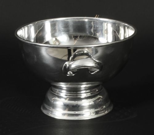 fig 8. Antique Art Deco Silver Plate on Copper Ice Bucket Mappin & Webb Circa 1920