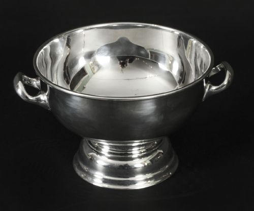 fig 9. Antique Art Deco Silver Plate on Copper Ice Bucket Mappin & Webb Circa 1920
