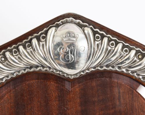 fig 3. Antique Victorian Sterling Silver Photo Frame Dated 1894 33x26cm