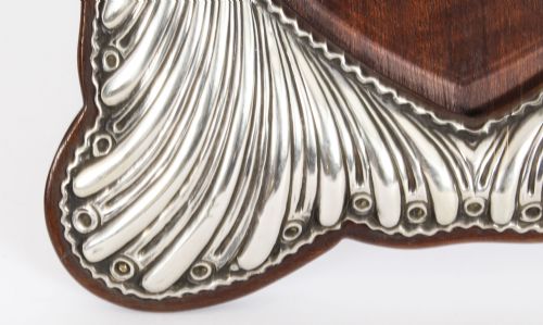 fig 5. Antique Victorian Sterling Silver Photo Frame Dated 1894 33x26cm