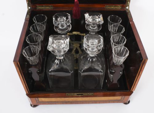 fig 4. Antique French Napoleon III Tantalus Cave a Liqueur 19th Century