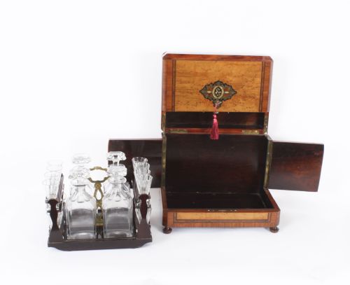 fig 5. Antique French Napoleon III Tantalus Cave a Liqueur 19th Century