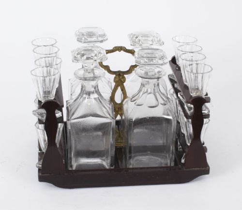 fig 7. Antique French Napoleon III Tantalus Cave a Liqueur 19th Century