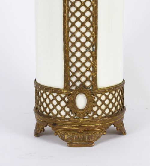 fig 2. Antique Porcelain & Ormolu Zell Hammersbach Vase 19th C