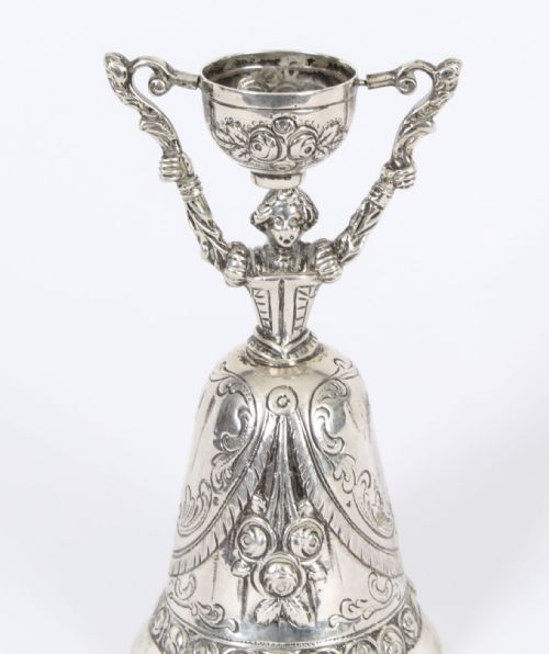 fig 1. Antique Dutch Silver Marriage Cup 19th C
